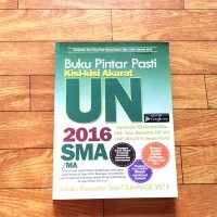 Buku Pintar Pasti Kisi-kisi Akurat UN 2016 SMA/MA