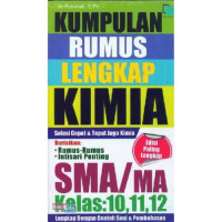 Kumpulan Rumus Lengkap Kimia SMA/MA Kelas 10,11,12