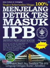 Menjelang Detik Tes Masuk IPB