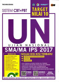 Target Nilai 10 UN SMA/MA IPS 2017 Sistem CBT+PBT