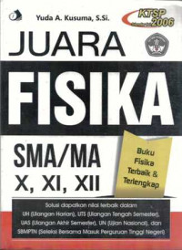 Juara Fisiki SMA/MA X, XI, XII