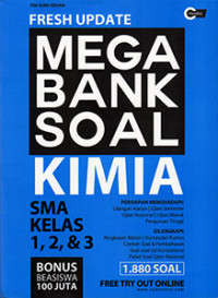 Fresh Update Mega Bank Soal Kimia SMA Kelas 1,2, 3