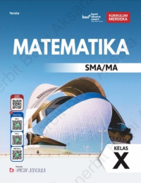 Image of Matematika SMA/MA Kelas X Kurikulum Merdeka
