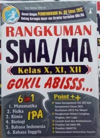 Rangkuman SMA Gokil Habis Kelas X, XI, XII